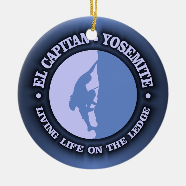 El Capitan Ceramic Ornament (Front)