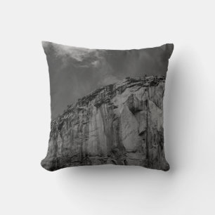 El Capitan Cliff Face Close Up - Yosemite Photo Throw Pillow