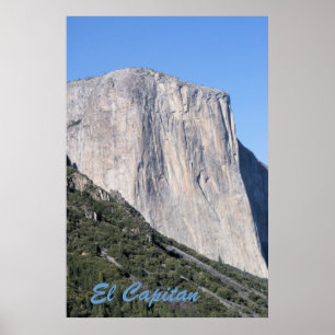 El Capitan colour photograph Poster Print