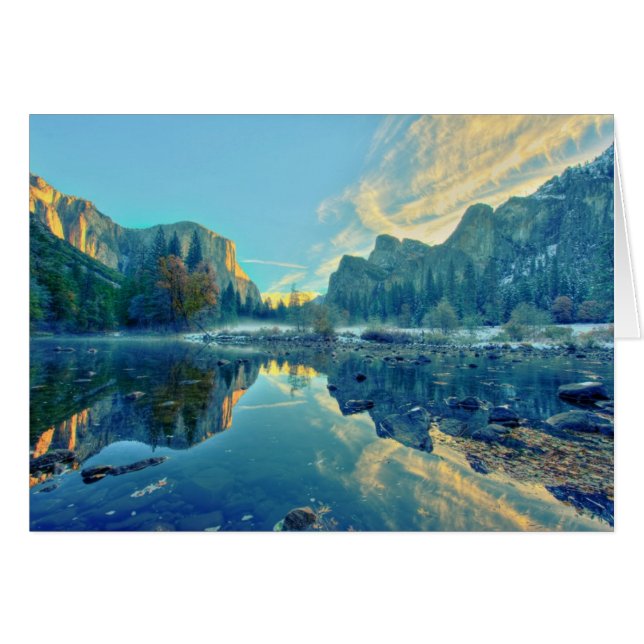 EL Capitan et réflexion de trois frères (Devant horizontal)