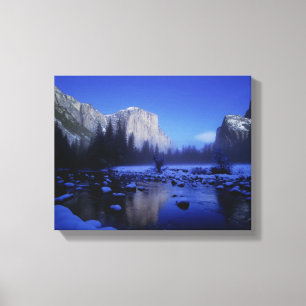 El Capitan Mountain, Yosemite National Park, Canvas Print
