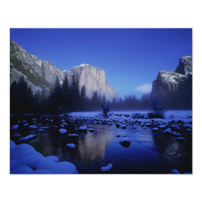 El Capitan Mountain, Yosemite National Park, Photo Print (Front)