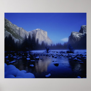 El Capitan Mountain, Yosemite National Park, Poster