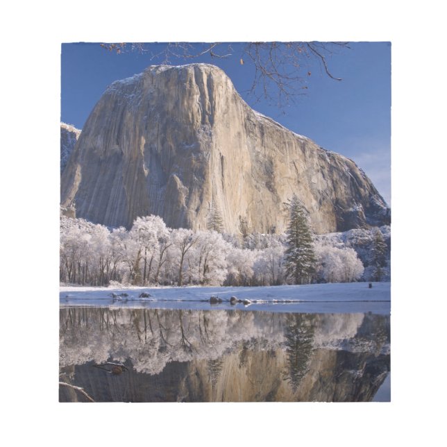 El Capitan reflects into the Merced River in 2 Notepad (Front)