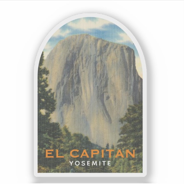 El Capitan, Yosemite, California, vintage (Front)