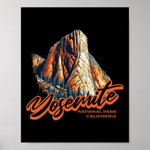El Capitan Yosemite National Park California Climb Poster