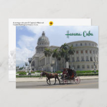 El Capitolio, Havana, Cuba - postcard