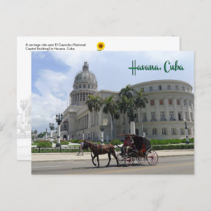 El Capitolio, La Havane, Cuba - carte postale
