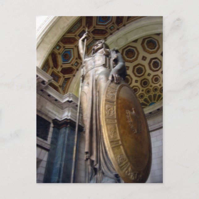 el capitolio statue postcard (Front)