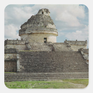 El Caracol Square Sticker