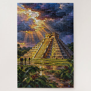 El Castillo Before the Storm Jigsaw Puzzle