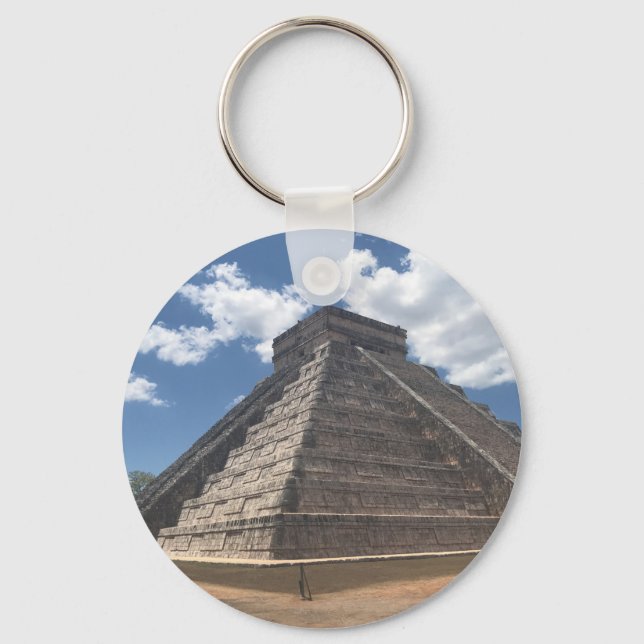 El Castillo – Chichen Itza, Mexico #3 Keychain (Front)