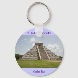 "El Castillo" (The Castle) at Chichen Itza Keychain