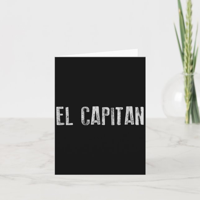 El Catan Boating Captain  Card (Front)