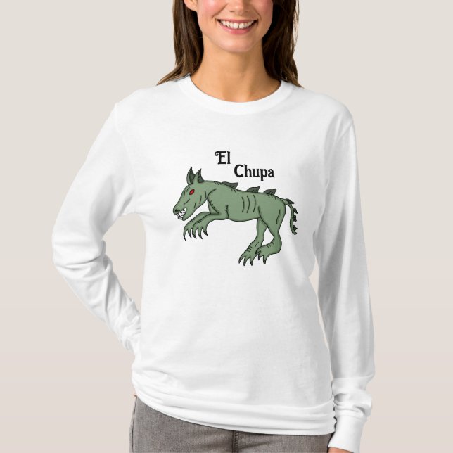 El Chupa | Chupacabra   T-Shirt (Front)