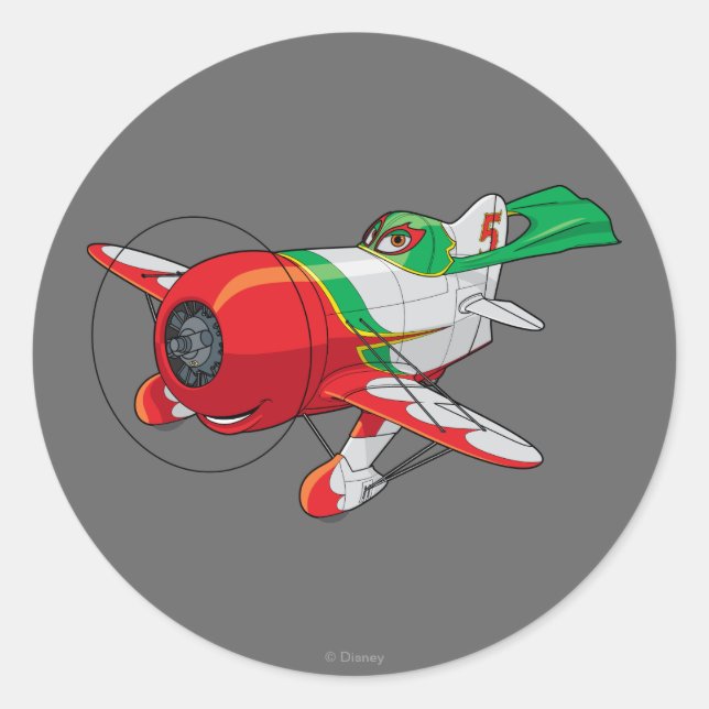 El Chupacabra 2 Classic Round Sticker (Front)