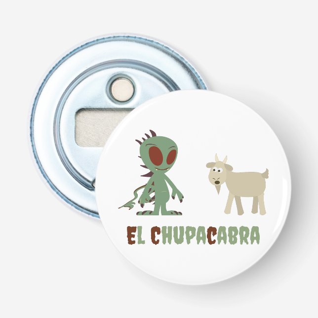 El Chupacabra Bottle Opener (Front)