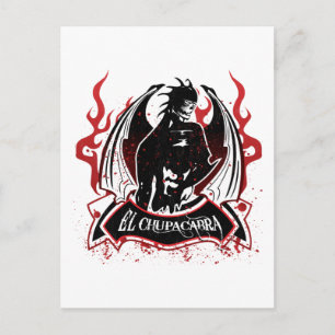 El Chupacabra - The Goat Sucker Postcard