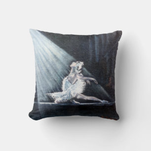El Cisne (Ballet)/The Swan (Ballet) Throw Pillow