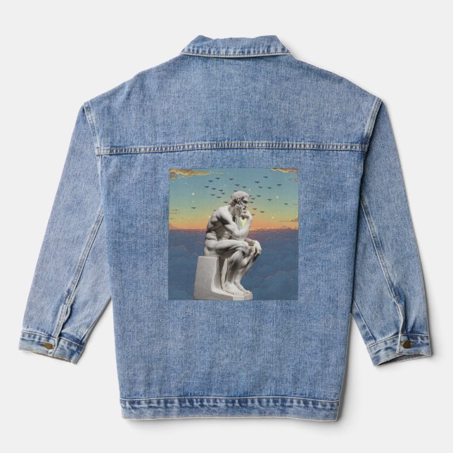 El Classico Hip Denim Jacket (Back)