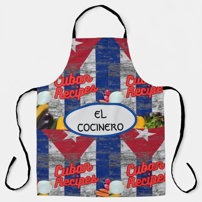 EL COCINERO CUBAN THEMED APRON (Front)