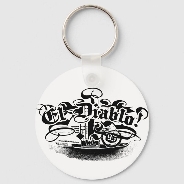El Diablo Keychain (Front)