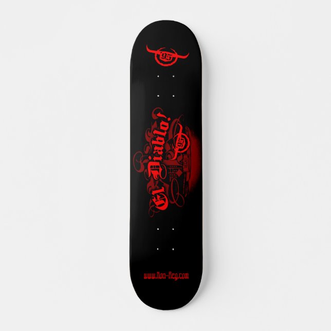 El Diablo Skateboard (Front)