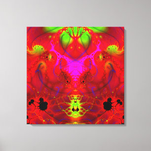 El Diablo: The Devil Wrapped Canvas Print