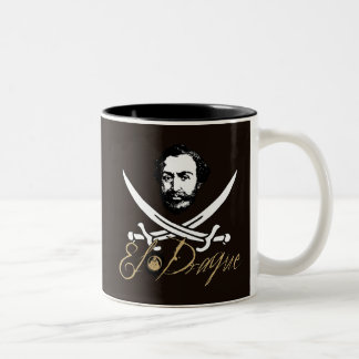 El Draque Pirate Insignia Two-Tone Coffee Mug