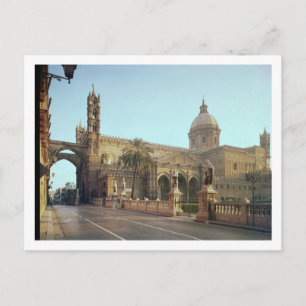 El Duomo, founded by Walter, Archbishop of Palermo Postcard