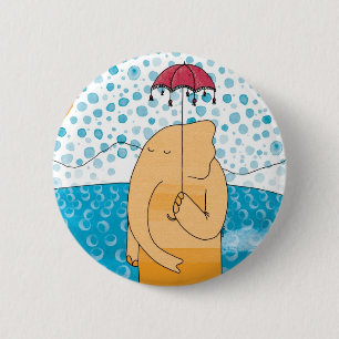 El elefante 2 inch round button