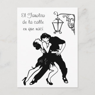 El Farolito Tango Postcard