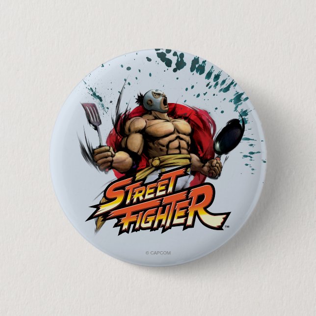 El Fuerte 2 Inch Round Button (Front)