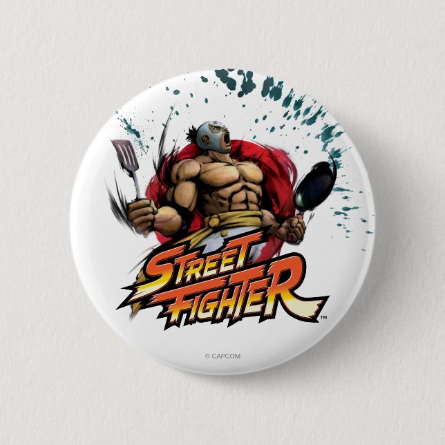 El Fuerte 2 Inch Round Button (Front)