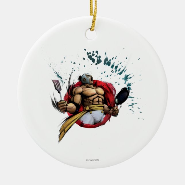 El Fuerte Ceramic Ornament (Front)