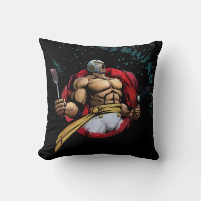 El Fuerte Throw Pillow (Front)