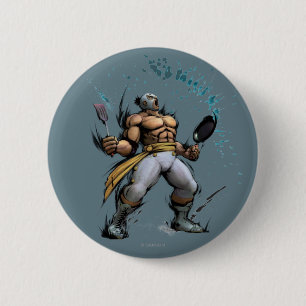 El Fuerte With Frying Pan 2 Inch Round Button