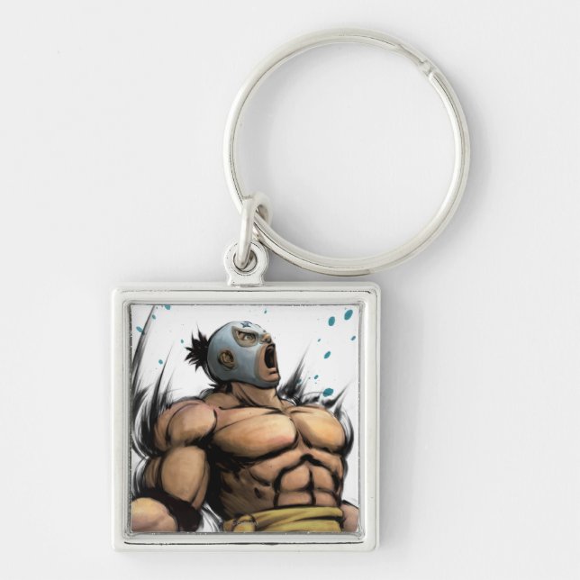 El Fuerte With Frying Pan Keychain (Front)