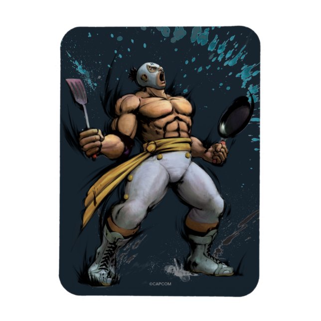 El Fuerte With Frying Pan Magnet (Vertical)
