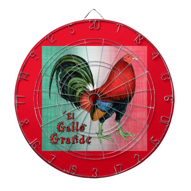 El Gallo Grande Dartboard (Front)