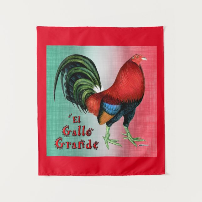 El Gallo Grande Tapestry (Front)