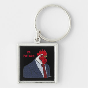 El Gallo Patron Keychain