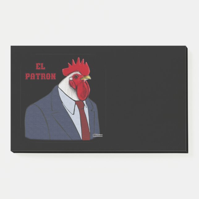El Gallo Patron Post-it Notes (Front)