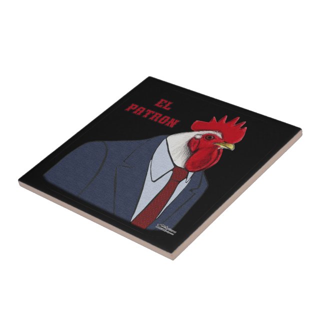 El Gallo Patron Tile (Side)