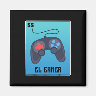 El Gamer Video Games Funny Mexican Lottery Parody  Magnet