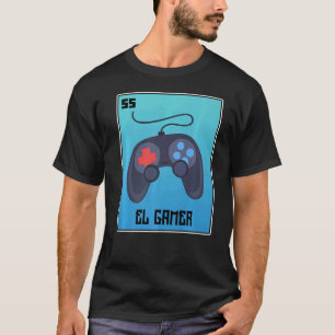 El Gamer Video Games Mexican Lottery Parody Graphi T-Shirt