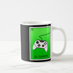 El Gamer Video Gaming Card Mexican Lottery Card El Coffee Mug