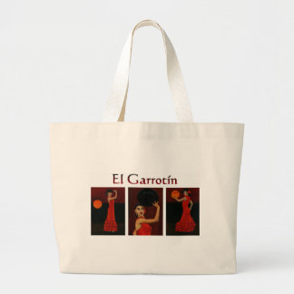 "El Garrotín" (Flamenco) Large Tote Bag