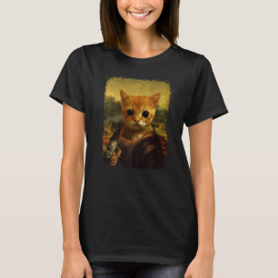 el gato Meme historical funny Cute Cat with gun Pr T-Shirt