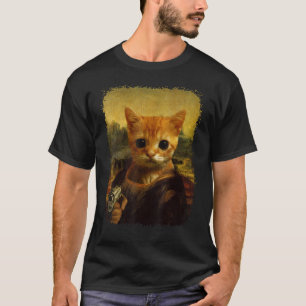 el gato Meme historical funny Cute Cat with gun T-Shirt